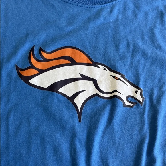 Boys/Youth Nike Denver Broncos T Shirt NFL Team Apparel - Blue - SZ XL Youth - Picture 2 of 5